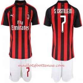 Maillot/Tenue AC Milan Nikola Kalinic 7 Enfant Domicile 2018/2019